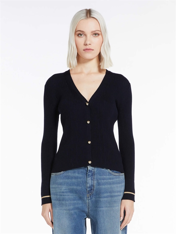 Max Mara Studio Jerry Cardigan, Sort 